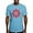 Baby Blue, variant on CafePress - Peace Flower Affection Fitted T Shirt - Fitted T-Shirt, Vintage Fit Soft Cotton Tee