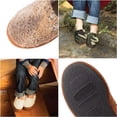 thumbnail image 3 of Acorn Unisex-Kid's Moc Slipper Big Kid ( Years) 5-6 Big Kid Blue Check, 3 of 5