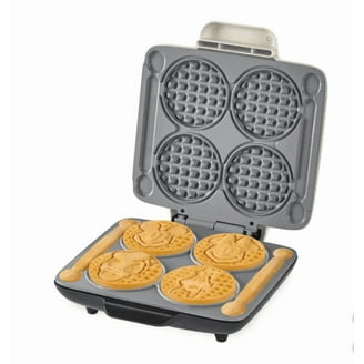 Calphalon Intellicrisp Waffle Maker, Easy Cooking, Nonstick, Dark