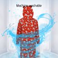 thumbnail image 2 of Teissuly Christmas Jumpsuit, Novelty Christmas Print Long Sleeved Romper, Funny An Integral Whole Pajamas With Back Zipper Teissuly WER202310162792, 2 of 7