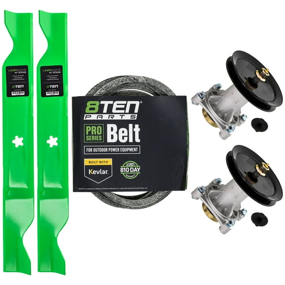 8TEN Spindle Blade Belt Kit for Craftsman 917255621 917288525 403107 584453101 MK1005249