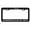 blk/silver, variant on The Mountains are Calling and I Must go Funny Heavy Duty Metal License Plate Frame Personalise/Car Accessories Car Tag Holder Cover (blk/Light Pink)