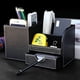 thumbnail image 4 of Organizador de escritorio elegante, almacenamiento de cuero PU con múltiples compartimentos, caja decorativa de alta calidad y respetuosa con el medio ambiente para la oficina, el hogar y la escuela, 4 of 8