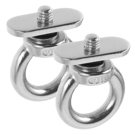 GETAJGHSD Track Mount Kayak Accessories Silver 2Pcs 1.6In
