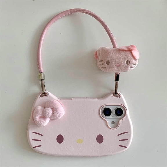 Hello Kitty Mobile Phone Case for Anime Sanrio Cute Portable Phone Case for iPhone 17 16 15 14 13/pro/pro max Gifts