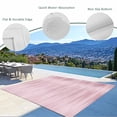 thumbnail image 3 of Pink Outdoor Rug 6x9 Ft - Reversible Patio Rug Outdoor Camping Rugs, Modern Abstract Art Ombre Striped Washable Indoor Outdoor Area Rugs, Non-Slip Outdoor Carpet Runner for Deck/Porch, 3 of 8
