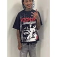 thumbnail image 4 of Camiseta grande con estampado de calle Harajuku para hombre, remera gótica 2024 con gráfico y2k, Top gótico armado de manga corta, 4 of 5