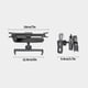 thumbnail image 2 of Soporte de asiento trasero de coche Soporte de teléfono móvil estirable Soporte de tableta de aleación de aluminio Jumpingount EL4903-01B, 2 of 2