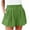 Green, variant on HAiming Women's Summer Beach Shorts High Waist Wide Leg Pleated Shorts Casual Loose Sweat Shorts with Pockets