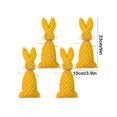 thumbnail image 2 of RKSTN Fabric Rabbit O Rnament 4Pcs Easter Bunny Cloth Easter Decorations Bunny Hanging Ornament Hanging Ornaments Bunny Decor Colors Style for Home Decoration, 2 of 5