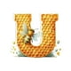 thumbnail image 1 of Clearance Acrylic 26 Letters Bee Pendant Home Acrylic Letter Honeycomb Bee Decorative Pendant, 1 of 2
