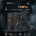 thumbnail image 3 of SIEYIO 550W/650W/750W Power Supply DC12V for Gaming Computer with Advanced Heat Manage, 3 of 12