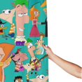 thumbnail image 4 of Phineas And Ferb Shower Curtain Waterproof Fabric Cloth Shower Curtains Washable Bathroom Decoration Bath Curtains Plastic, 4 of 9