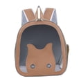 thumbnail image 3 of GROWTH TANK Dog Backpack Carrier for Dogs Puppy Rabbits Carrying Bag for Camping Outdoor brown, 3 of 9