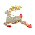 thumbnail image 2 of Elk de Diamante Imitación de Broche para Adorno Bufanda, , Decoración de Pantalón Salvador Broche de solapa de broche de navidad, 2 of 5