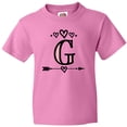 thumbnail image 3 of Inktastic Letter G Monogram Tribal Arrow Youth T-Shirt, 3 of 5