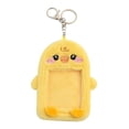 thumbnail image 2 of Llavero porta tarjetas fotográficas de peluche con dibujos de animales, protector de tarjetas, foto linda e informal Pato, 2 of 9