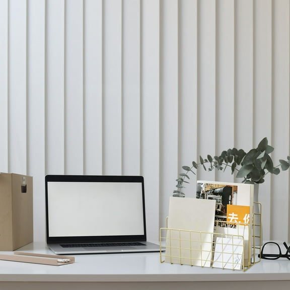 KONTONTY Sturdy Metal Mail Organizer For Desk File Holder Letter Holder For Desk Practical Mail Organizer Reusable Letter Holder File Organizer