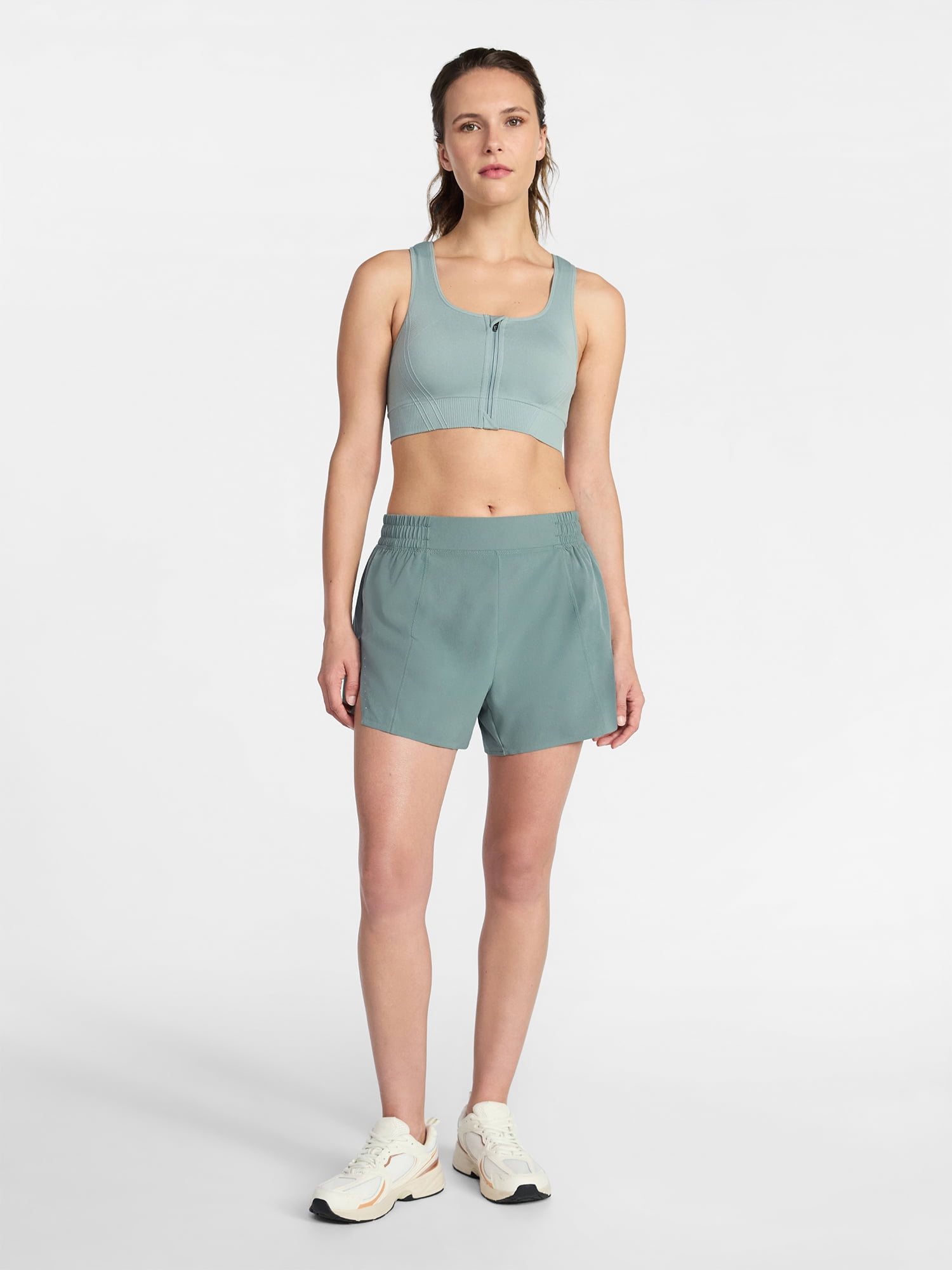 Avia Women's Medium Support Zip Front Sports Bra, Sizes S-XXXL