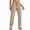 Khaki, variant on Women's Hiking Pants-29" Lightweight Quick Dry Sweatpants Casual Safari Work Travel Outdoor Clothes Black（Size XS-XXXL）