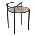 thumbnail image 1 of SEI Furniture Lorengo Table d'Appoint d'Extérieur en Noir avec Carreaux Multicolores, 1 of 3
