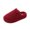 Red, variant on Women’s Teddy Fleece Closed Toe Slippers, Thick Platform Warm Plush House Shoes, Soft Cozy Non-Slip Indoor Winter Slides for Women