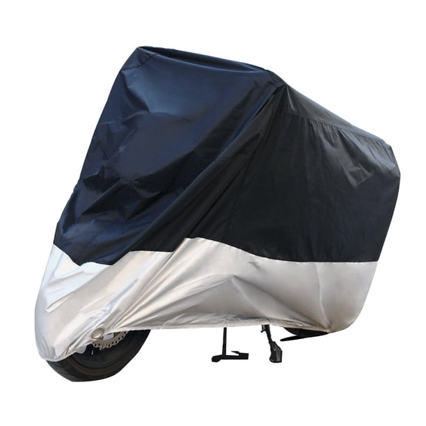 Fundas para motocicletas, fundas impermeables para exteriores para motos con orificios para cerradura, se adaptan hasta motocicletas-265X105X125cm