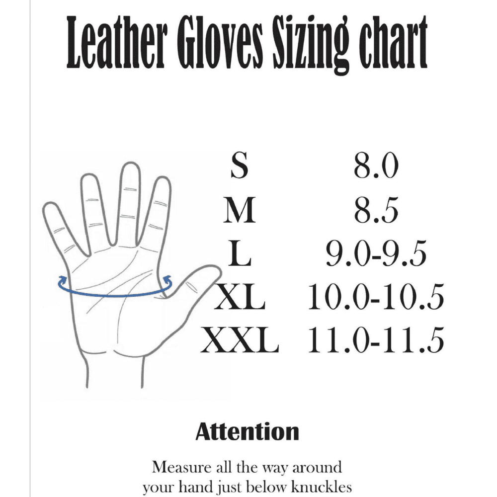 Driving Half Finger Finger less Knuckle Holes For Men Genuine Motorcycle Leather Gloves Brown Medium