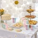 thumbnail image 4 of Juego de vajilla desechable con temática de conchas (80 piezas, platos, vasos y servilletas de papel), suministros para fiestas de playa, cumpleaños y celebraciones, decoraciones con temática marina., 4 of 6