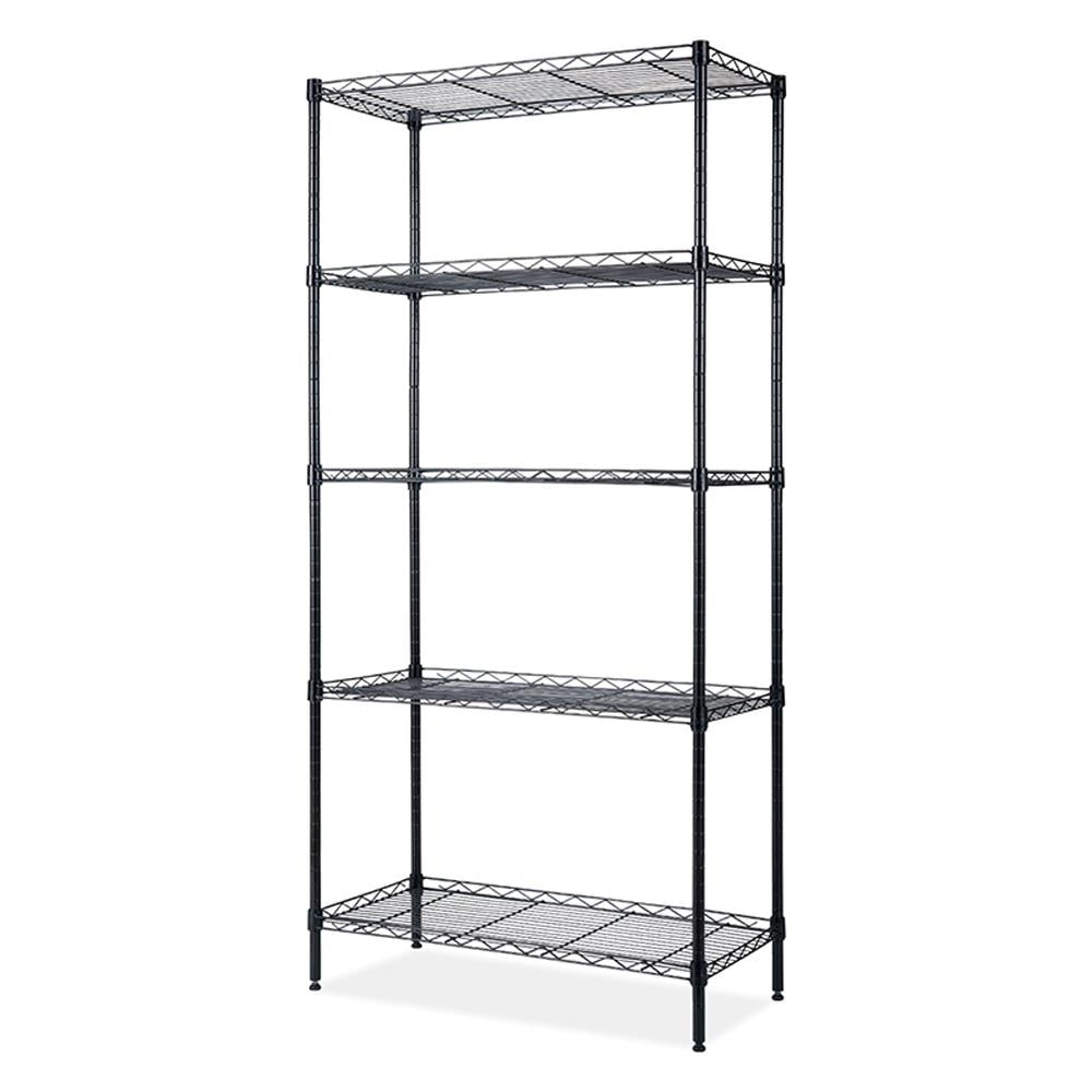 Zimtown 5Tier Storage Rack Wire Shelving with 200 lb Per Shelf Weight Capacity, 23.6"W x 12.6"D