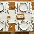 thumbnail image 7 of Sm:)e Irises White Mask Carnival Mardi Gras Placemats Set of 4, 12x18 Inch, 7 of 7