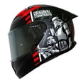 thumbnail image 1 of Casco Para motociclista Shaft Storm Negro Matte Rojo Talla S, 1 of 3