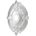 thumbnail image 4 of Ekena Millwork 19"OD x 3 1/2"ID x 1"P Attica Thermoformed PVC Ceiling Medallion (Fits Canopies up to 6 3/4"), Metallic Charcoal, 4 of 10