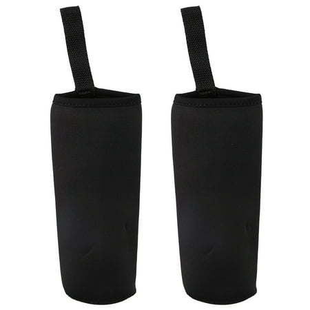 

2X Neoprene Cup Thermal Insulation Cup Cover Water Bottle Cover Holder 360Ml - 550Ml （550Ml Black）