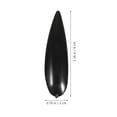 thumbnail image 2 of BESTYASH 5Pcs Nails Black Artificial Fake Nails Supply, 2 of 8