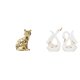 thumbnail image 1 of Elegante Escultura Decorativa De Gato Cisne, Figura De Cerámica, Adorno Artesanal Para Chimenea, Estantería, Armario O Escritorio., 1 of 8
