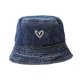 thumbnail image 3 of Sombrero para el de niños Portable Lindo Bucket Sombrero para actividades al aire libre Viajes cortos Summer azul oscuro, 3 of 8