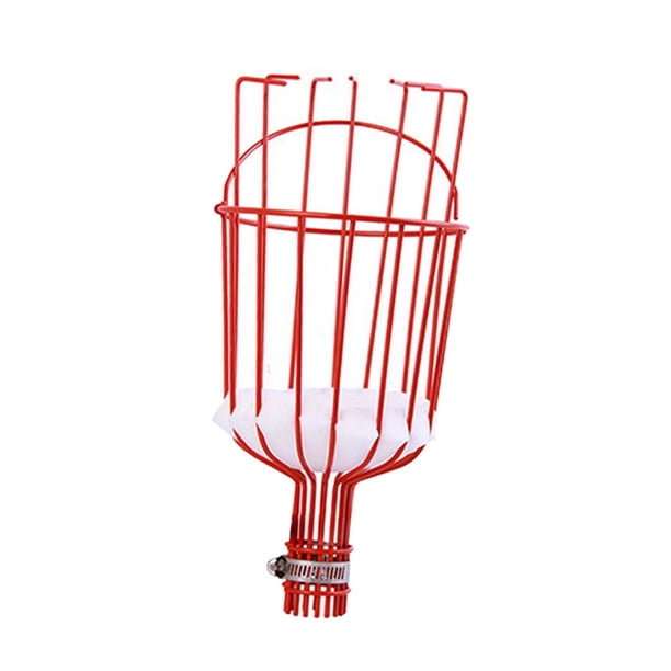 Cesta recolectora de frutas Herramientas de jardinería Accesorio de cosecha suave Fruta desmontable Rojo