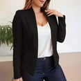 thumbnail image 6 of Posijego Women's Blazer Open Front Long Sleeve Cardigans Business Casual Office Cropped Blazer Jackets, 6 of 7