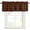 Brown, variant on Brown Plaid Kitchen Valances for Windows, Farmhouse Vintage Abstract Trelli Gingham Bathroom Window Valances 42x12 Inch Rod Pocket Window Treatments Valance Curtains for Living Room Bedroom Decor