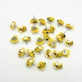 thumbnail image 4 of Masteelf 60 Pcs Fake Bee Pushpin Decorative Thumbtacks .9x1.9x3cm Yellow, 4 of 8