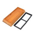 thumbnail image 1 of Lipstore Sharpening Stone Holder Kitchen Sink Cook Wooden Rubber Base Whetstone Holder, 1 of 8
