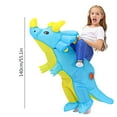 thumbnail image 3 of Juguetes y pasatiempos, Juguetes, Juguetes inflables, Juguete inflable, Disfraz de Halloween de dinosaurio, disfraz inflable de media longitud para adultos/niños, ropa divertida para espectáculos, dis, 3 of 8