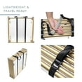 thumbnail image 4 of Front Row Foldable Dog Playpen Pen, Durable Indoor Outdoor Portable Crate Kennel Safe Accessories for Puppy, Cat, Bunny, Pet for Play Exercise Rest with Clear Transparent Panels and Gold Rods, 4 of 7