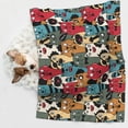 thumbnail image 6 of Pofeuu Different Cats 1 Print Puppy Blanket,Dog Blankets,Pet Blanket Cozy Cat Blankets for Indoor Cats, Fuzzy Pet Blanket for Kitten Doggy Dog Blankets-Large, 6 of 8