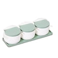 thumbnail image 3 of Three-Can Design Plastic Seasoning Box Set, Flip Design Household Salt Shaker Sugar Bowl,, 3 of 5