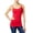 Red - chinesered, variant on Planet Gold Womens Solid Cami Tank Top, Green, Juniors, Medium