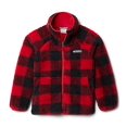 thumbnail image 2 of Youth Winter Pass Printed Sherpa Full Zip, Mountain Red Check Print, Large, 2 of 2
