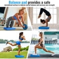 thumbnail image 3 of Invincible Fitness Foam Balance Pad Set with 5 Loop Resistance Bands, 3 of 7