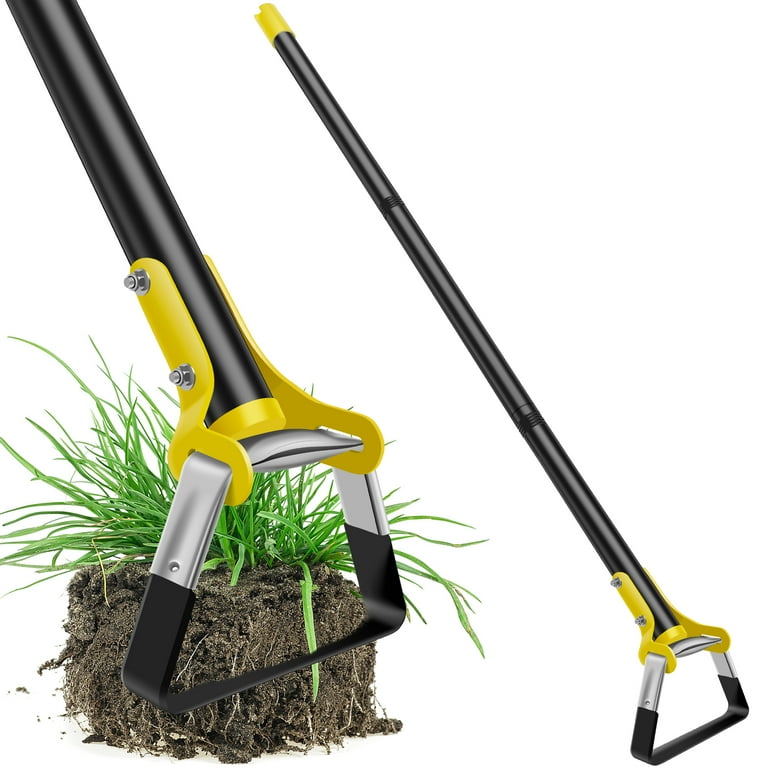 BOBASH Garden Hoe Tool 1.2 1.6M Stainless Steel Sharp Stirrup Loop